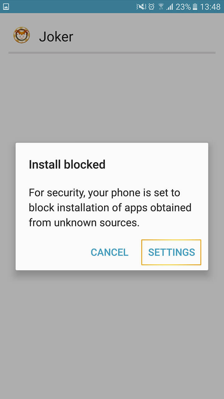 3.วิธีติดตั้ง Joker Gaming Android