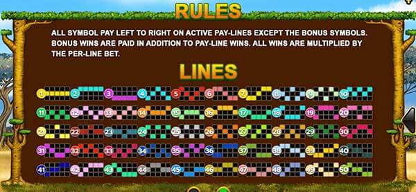 Pay Lines และวิธีการเอาชนะในเกมสล็อต ซาฟารี ไลฟ์