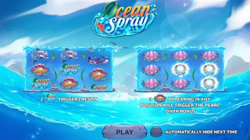 รีวิวเกม สล็อตxo joker : Ocean Spray