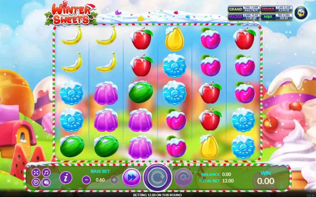 รูปแบบแจ็คพ็อตภายในเกม วินเทอร์ สวีท