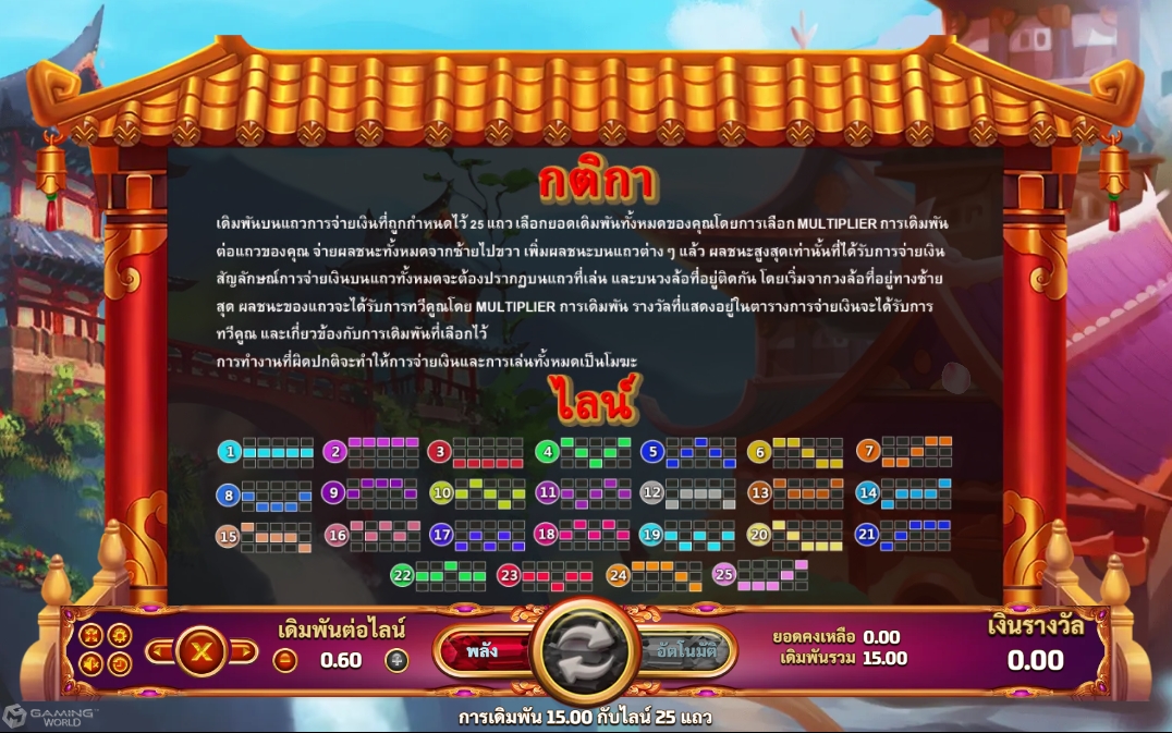 Pay Lines และวิธีการเอาชนะในเกม สล็อต ควีน 2