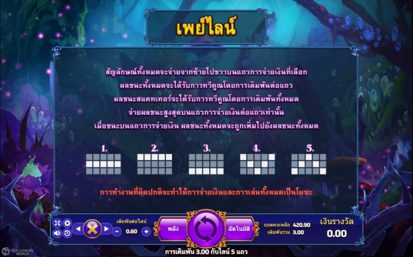 Pay Lines และวิธีการเอาชนะในเกม สล็อต วิซซาร์ด