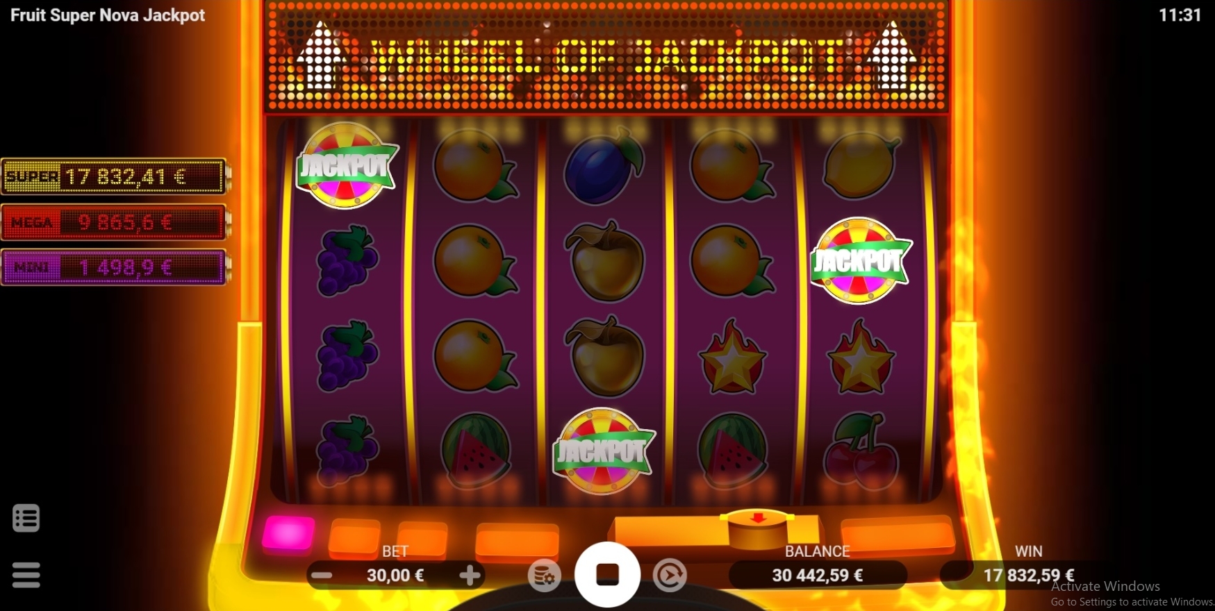 Fruit Super Nova Jackpot Evoplay jokerslotwin ทางเข้า