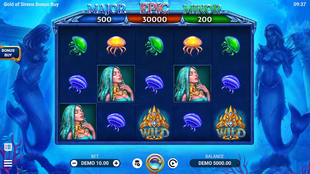 GOLD OF SIRENS BONUS BUY EVOPLAY jokerslotwin ฟรีเครดิต