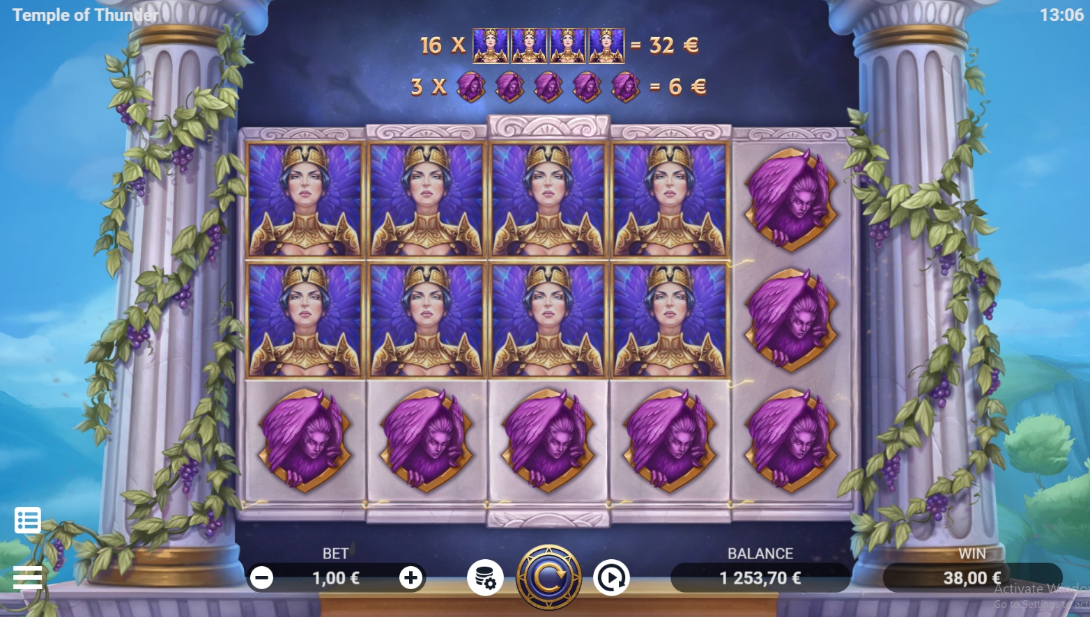 TEMPLE OF THUNDER EVOPLAY jokerslotwin เว็บตรง