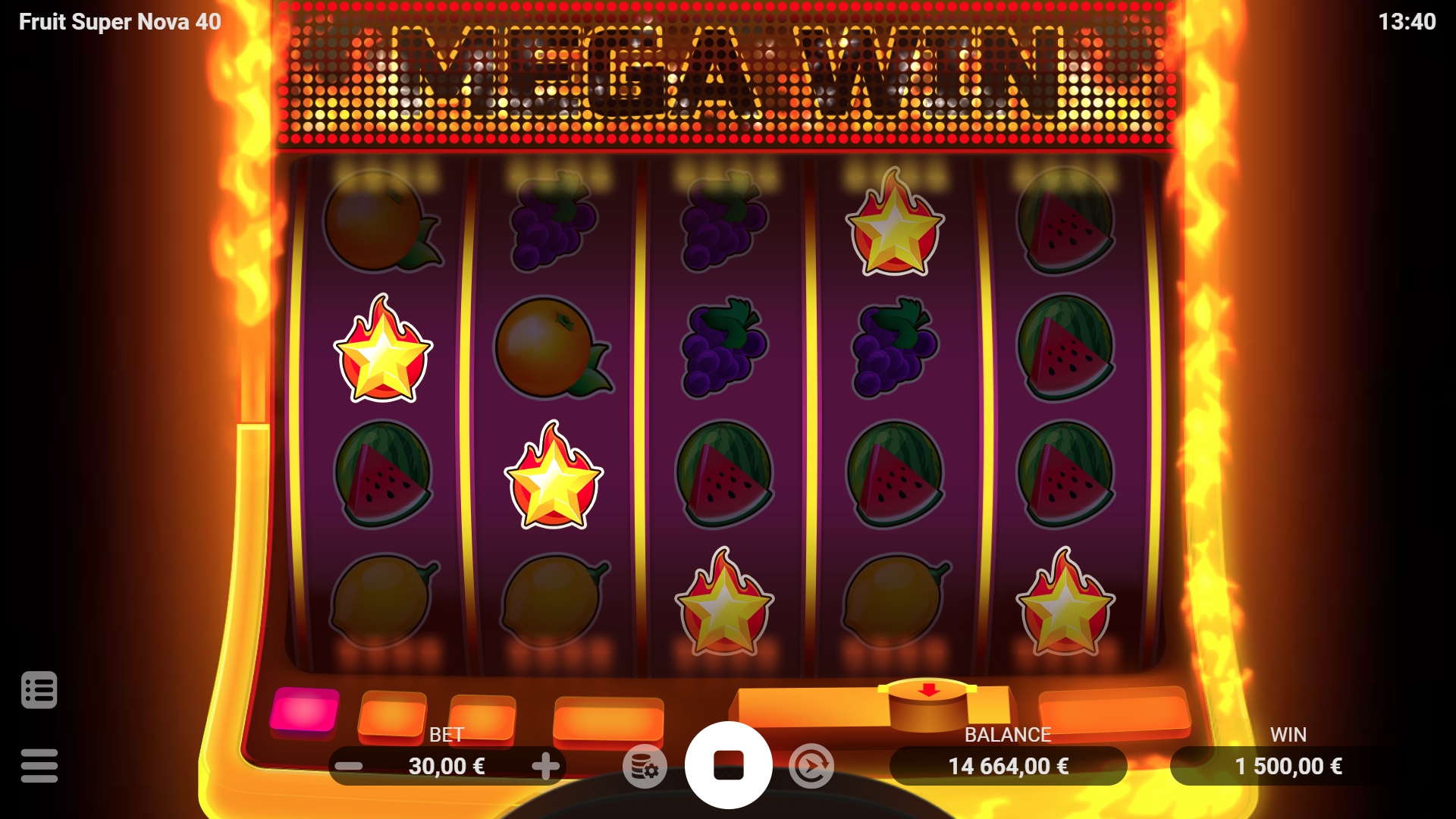 Fruit Super Nova 40 Evoplay jokerslotwin ฟรีเครดิต