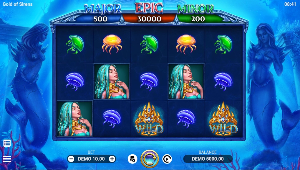 GOLD OF SIRENS EVOPLAY jokerslotwin ฟรีเครดิต