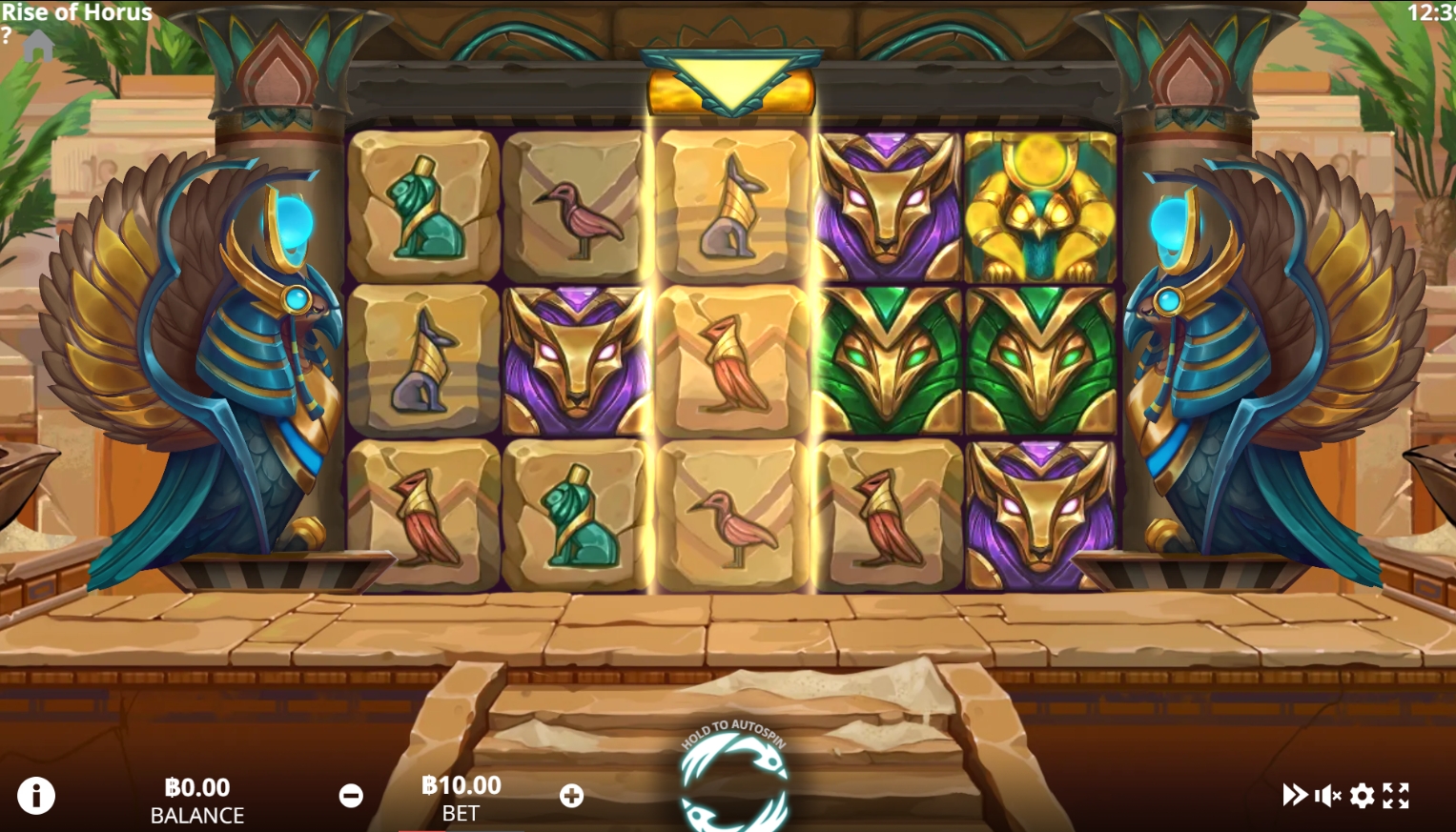 RISE OF HORUS เกม EVOPLAY jokerslotwin ทดลองเล่น