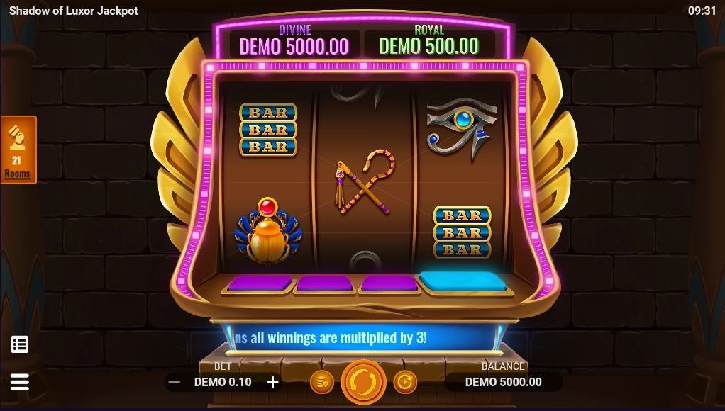 SHADOW OF LUXOR JACKPOT jokerslotwin ทดลองเล่น